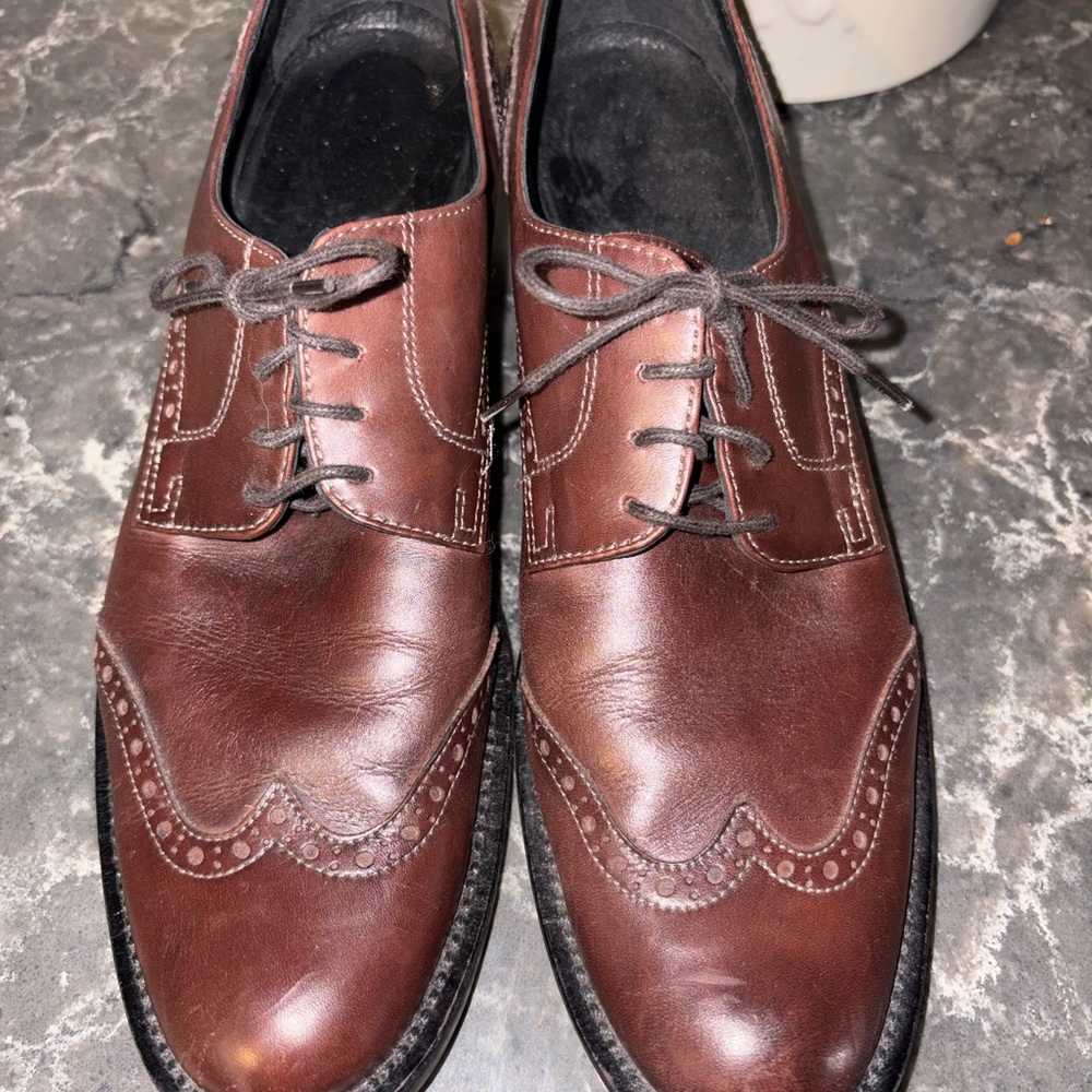 Sundance Rich Brown Leather Oxford lace up - Picture 1 of 11